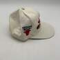 NBA Mens White Champions 1996 Chicago Bulls Basketball Hat One Size image number 4