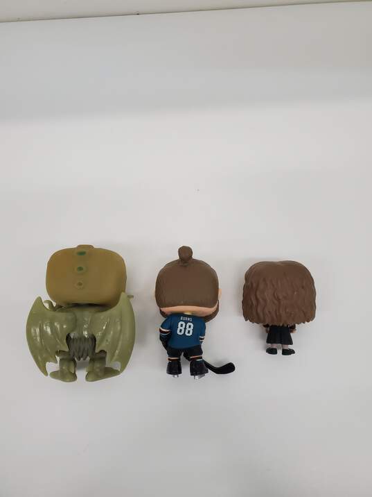 Lot of 3 Funko pop (brent burns , Hermione, cthulhu) image number 2