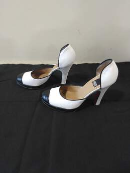 Gianfranco Ferre Black And White Lavorazione High Heels Size 8 1/2 alternative image