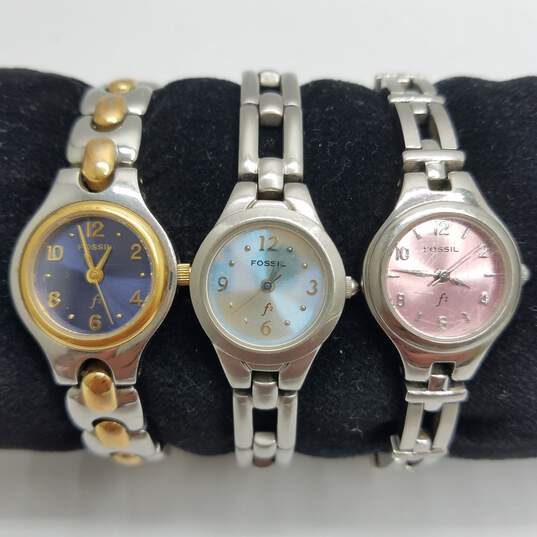 Women's Fossil Mixed Ladies Stainless Steel Watch Collection image number 1