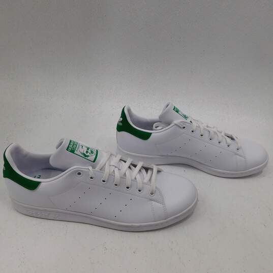 adidas Stan Smith Forever PRIMEGREEN White Men's Shoes Size 14 image number 3
