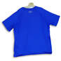 Mens Blue Loose Fit Short Sleeve Crew Neck Pullover Athletic T-Shirt Sz XL image number 2