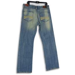 NWT Express Jeans Womens Blue Blake Loose Fit Low Rise Bootcut Jeans Sz W34 L34 alternative image