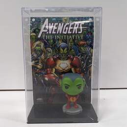 Funko POP! Comic cover: Marvel Skrull as Iron Man in Protective Plastic Case