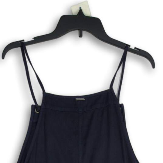 NWT Billabong Womens Navy Blue Sleeveless Wild Pursuit One-Piece Romper Size L image number 4