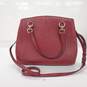 Coach Mini Christie Carryall Brick Red Pebble Leather Shoulder Bag image number 4