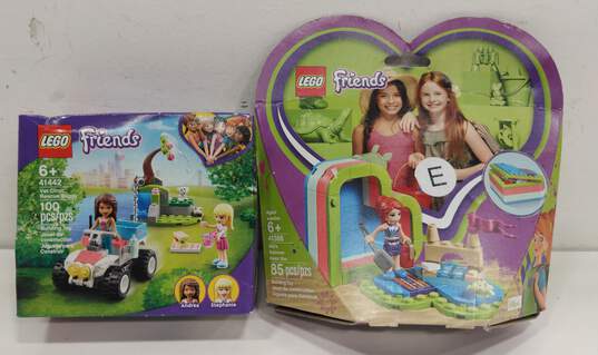 2 LEGO Friends Sets Vet Clinic Rescue Buggy #41442 & Mia's Summer Heart Box #41388 image number 7