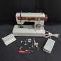 Vintage Brother Pacesetter Sewing Machine Model XL 2001 with Accessories image number 1