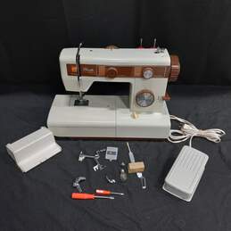Vintage Brother Pacesetter Sewing Machine Model XL 2001 with Accessories