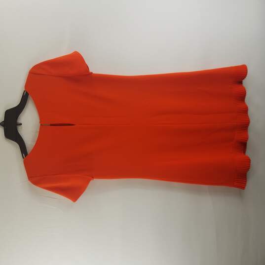 Buy the Boss Hugo Boss Orange Pleated Bottom Short Dress XS 0 GoodwillFinds