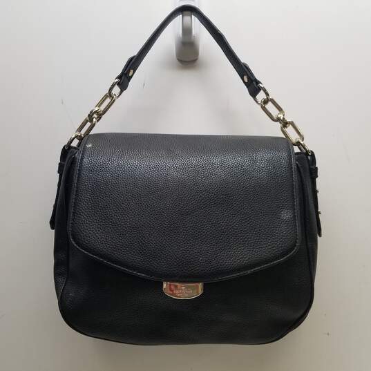 Kate Spade Black Leather Satchel Bag image number 1