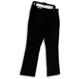 NWT Womens Black Slash Pocket Slim Bootcut Leg Dress Pants Size 7/8 Short