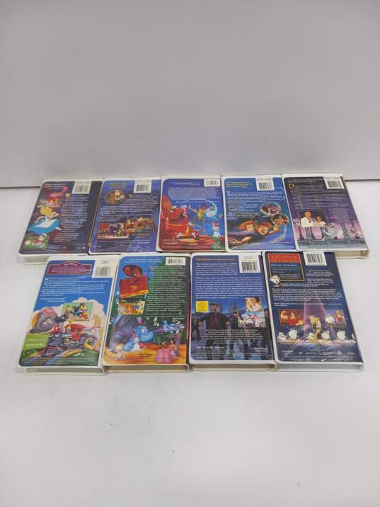 Bundle of Nine Walt Disney Animation VHS Video Tapes image number 2