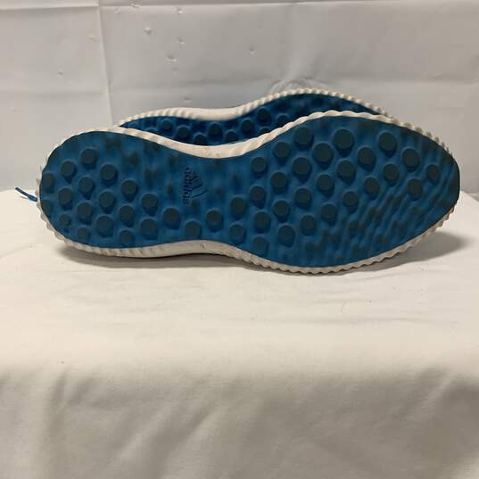 Men's Turquoise Alpha Bounce Adidas Running Shoes Size:10 image number 7