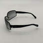 Womens 2046 Black Full Rim Gradient Lens Framed Rectangle Sunglasses image number 3