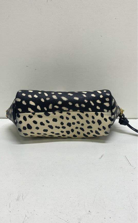 Tory Burch Spotted Travel Cosmetic Pouch Zip Clutch Bag image number 3