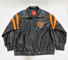 NFL Chicago Bears Leather Jacket Size Men's XL