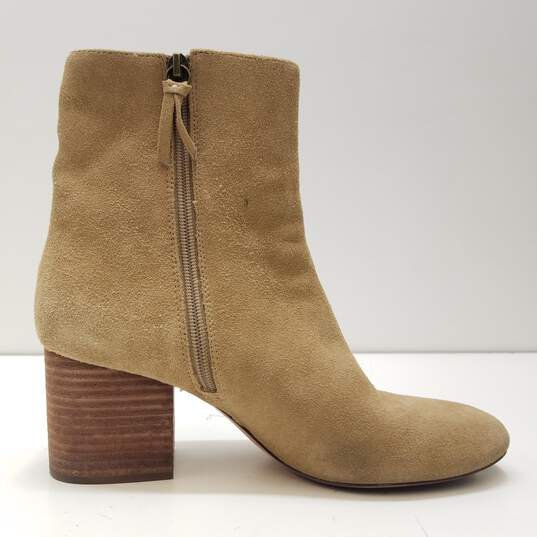 J Crew Leather Suede Ankle Boots Tan 7.5 image number 3