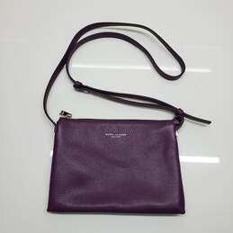AUTHENTICATED MARC JACOBS NEW YORK PEBBLED LEATHER CROSSBODY BAG