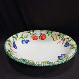 The Cellar 5-Piece Bowl Set - Hand Painted And Made In Italy - 4 8.5" Bowls, 1 13.25" Bowl alternative image