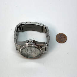 Designer Fossil ES3202 Riley Silver-Tone Stainless Steel 10 ATM Wristwatch alternative image