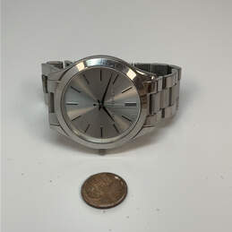 Designer Michael Kors MK-3178 Silver-Tone Slim Runway Analog Wristwatch alternative image