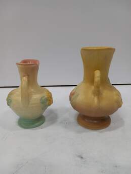 Pair of Hull Multicolor Ceramic Art Vases alternative image