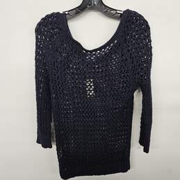 American Eagle Outfitters Navy Knit Sweater alternative image
