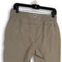 Womens Beige Performance Fishing Gear Zipper Pockets Ankle Pants Size Small image number 4