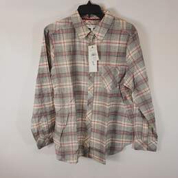 Foxcroft NYC Women Plaid Flannel Shirt 10 NWT