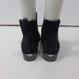 Michael Kors Black Suede Pull-On Boots Size 11M alternative image