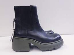 Zara Chunky Lug Ankle Boots Black 8 alternative image