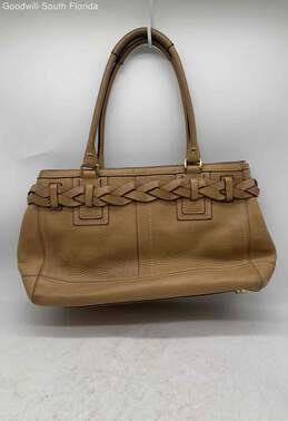 Coach Womens Brown Leather Handbag alternative image