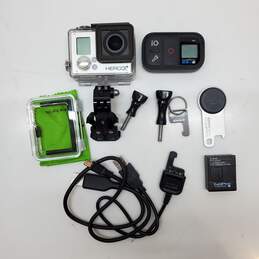 Silver GoPro Hero 3+ Digital Action Camera Bundle with Case & Extras