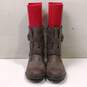 Clarks Women's Gray Boots Size 7 image number 1