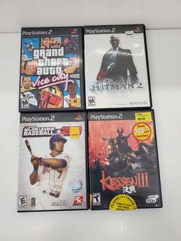 Lot of 4 PS2 Game disc Untested (gta)