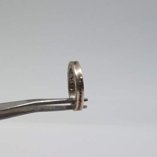 Authentic Tiffany & Co. Sterling Silver 1837 Band Sz 1 3/4 Ring w/COA 2.9g image number 8