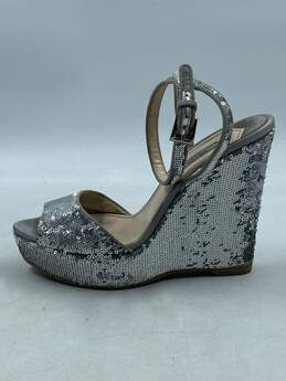 Authentic Prada Silver Mule Heel Women 7.5 alternative image