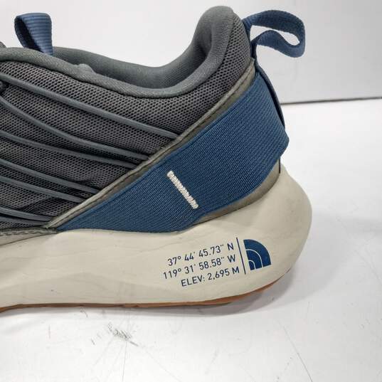The North Face Grey/Blue/White/Brown Shoes Men's Size 9 image number 6