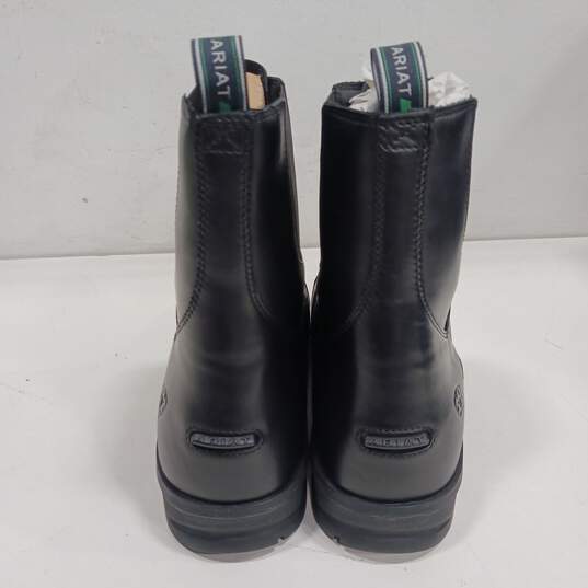 ARIAT Heritage 1V Zip Paddock Men's EE Wide Black Boots Size 11.5 IOB image number 4