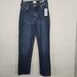 Denim High Rise Straight Jeans image number 1