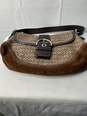 Certified Authentic Coach Brown Leather Suede Trim Hobo Bag image number 3