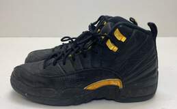 Jordan Nike Air Jordan 12, "Black Taxi" Black Athletic Shoe Men 6.5
