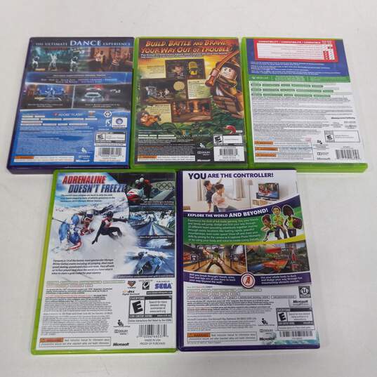 5pc. Lot of Assorted Microsoft Xbox 360 Video Games image number 5
