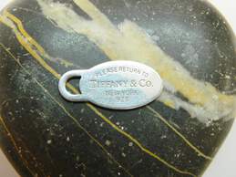 Please Return To Tiffany Sterling Silver Oval Pendant 2.5g