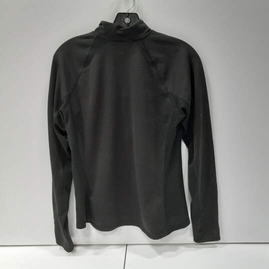 The North Face Women's Black 1/2 Zip Pullover Jacket Size M image number 2