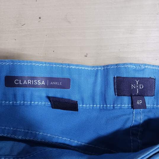 Women’s NYDJ Clarissa Ankle Jeans Sz 4P NWT image number 3