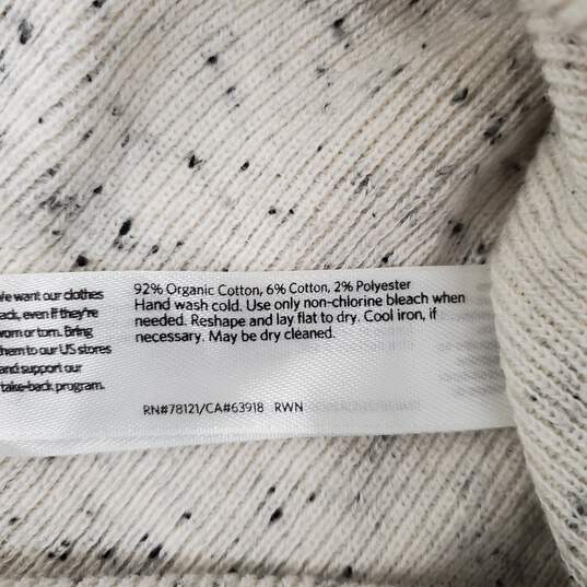 Eileen Fisher WM's Beige Speckle Cotton Blend Crew Neck Sweater Size M image number 4