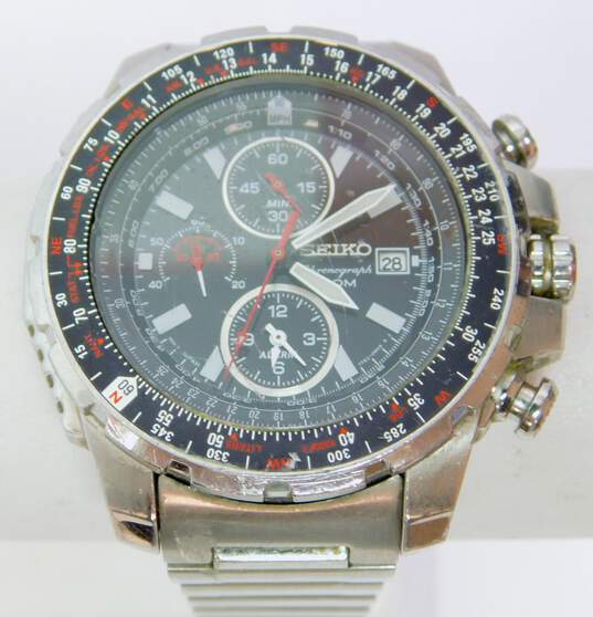 Buy the Seiko Chronograph Calendar 7T62-OJRO Men's Watch | GoodwillFinds