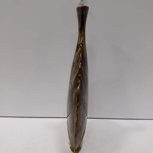 Faux Marble Ceramic Decorative Vase image number 4
